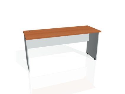 Pracovný stôl Gate, 160x75,5x60 cm, čerešňa/sivý