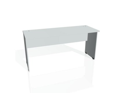 Pracovný stôl Gate, 160x75,5x60 cm, sivý/sivý
