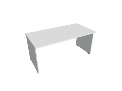 Pracovný stôl Gate, 160x75,5x80 cm, biely/sivý