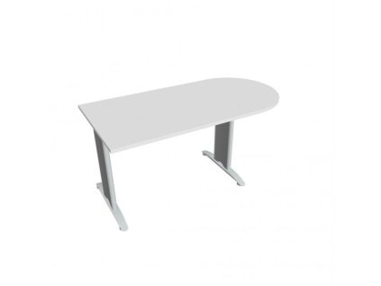 Doplnkový stôl Flex, 160x75,5x80 cm, biela/kov