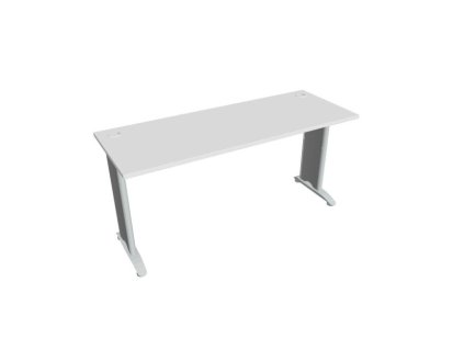 Pracovný stôl Flex, 160x75,5x60 cm, biely/kov