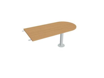 Doplnkový stôl Cross, 160x75,5x80 cm, buk/kov