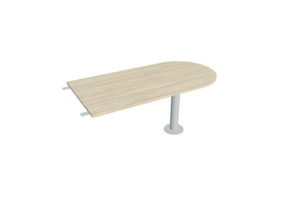 Doplnkový stôl Flex, 160x75,5x80 cm, agát/kov