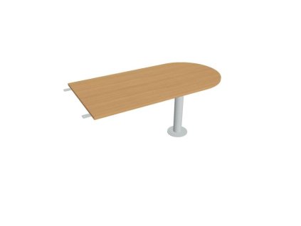 Doplnkový stôl Flex, 160x75,5x80 cm, buk/kov