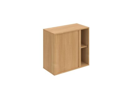 Policová skriňa Drive, zámok, 80x74x40 cm, dub/dub