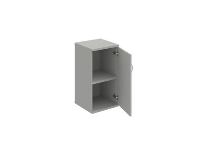 Policová skriňa Strong P, 40x76,8x40 cm, sivá/sivá