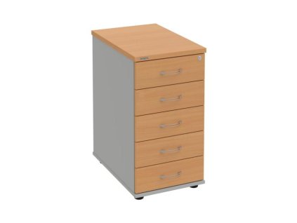 Kontajner Hobis, 40x75,5x60 cm, buk/sivý