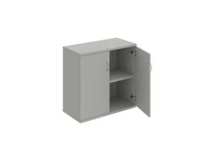 Policová skriňa Strong, 80x76,8x40 cm, sivá/sivá