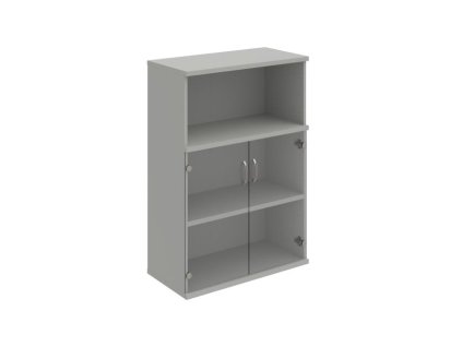Policová skriňa Strong, 80x115,2x40 cm, sivá