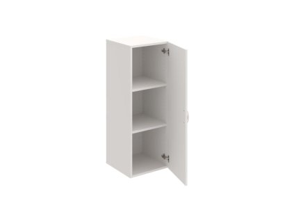 Policová skriňa Drive, 40x111x42 cm, biela/biela