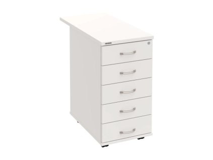 Kontajner Hobis, 40x75,5x80 cm, biela/biela