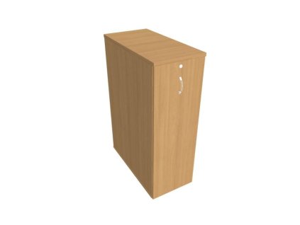 Výsuvná skriňa šanónová Hobis, zámok, L, 40x117,7x80 cm, buk