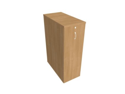 Výsuvná skriňa šanonová Hobis, zámok, L, 40x117,7x80 cm, dub