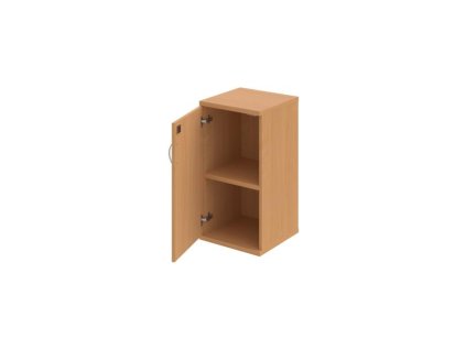 Policová skriňa Strong, zámok, L, 40x76,8x40 cm, buk/buk