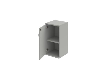 Policová skriňa Strong, zámok, L, 40x76,8x40 cm, sivá/sivá