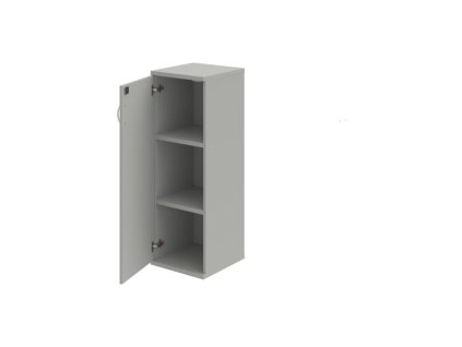 Policová skriňa Strong, zámok, L, 40x115,2x40 cm, sivá/sivá