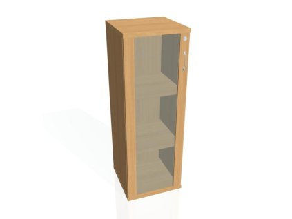 Policová skriňa Strong, zámok, L, 40x115,2x40 cm, buk/buk