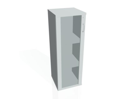 Policová skriňa Strong, zámok, L, 40x115,2x40 cm, sivá/sivá