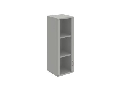 Policová skriňa Strong, zámok, L, 40x115,2x40 cm, sivá/sivá