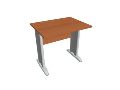 Pracovný stôl Cross, 80x75,5x60 cm, čerešňa/kov
