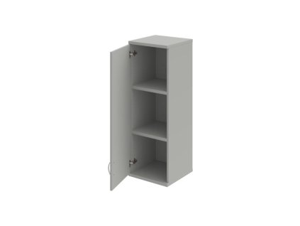 Policová skriňa Strong, L, horná, 40x115,2x40 cm, sivá/sivá