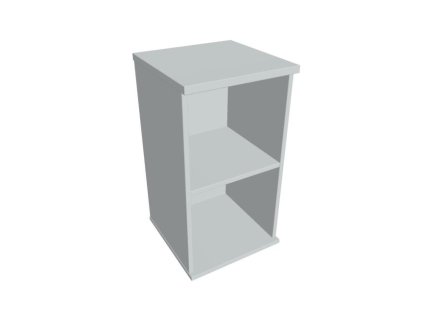 Prídavná skriňa k stolu Hobis, 40x75,5x40 cm, sivá