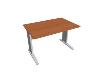 Pracovný stôl Cross, 120x75,5x80 cm,čerešňa/kov