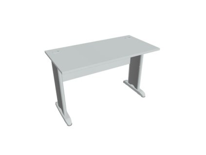 Pracovný stôl Cross, 120x75,5x60 cm, sivý/kov