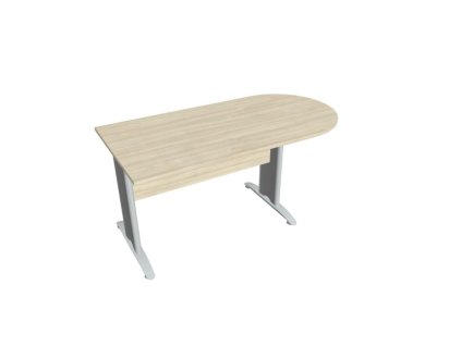 Doplnkový stôl Cross, 160x75,5x80 cm, agát/kov