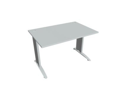 Pracovný stôl Flex, 120x75,5x80 cm, sivý/kov
