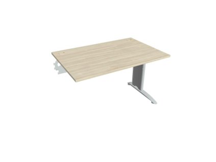 Pracovný stôl Flex, 120x75,5x80 cm, agát/kov