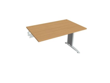 Pracovný stôl Flex, 120x75,5x80 cm, buk/kov