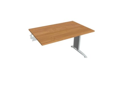 Pracovný stôl Flex, 120x75,5x80 cm, jelša/kov