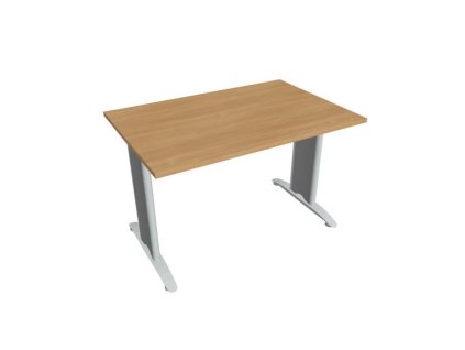 Rokovací stôl Flex, 120x75,5x80 cm, dub/kov