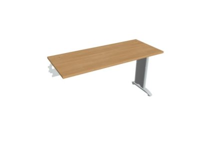 Pracovný stôl Flex, 140x75,5x60 cm, dub/kov