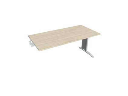 Pracovný stôl Flex, 160x75,5x80 cm, agát/kov