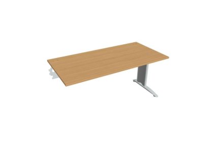 Pracovný stôl Flex, 160x75,5x80 cm, buk/kov