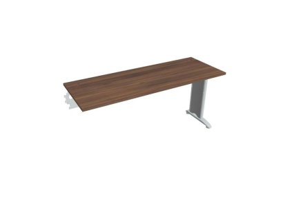Pracovný stôl Flex, 160x75,5x60 cm, orech/kov