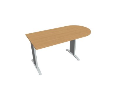 Doplnkový stôl Flex, 160x75,5x80 cm, buk/kov