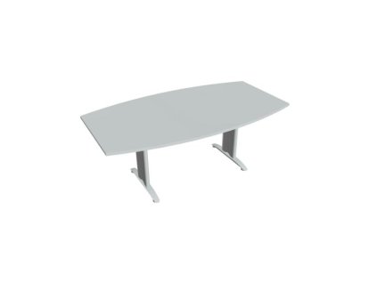 Rokovací stôl Flex, 200x75,5x110 cm, sivý/kov