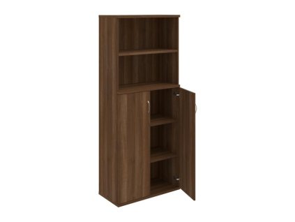 Policová skriňa Strong, 80x192x40 cm, orech/orech