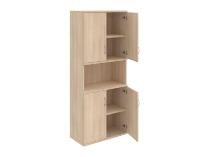 Policová skriňa Strong, 80x192x40 cm, agát/agát