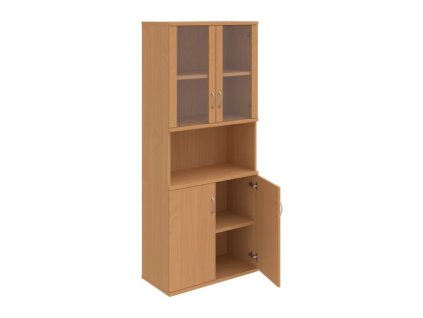 Policová skriňa Strong, 80x192x40 cm, buk/buk