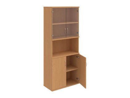 Policová skriňa Strong, 80x192x40 cm, buk/buk