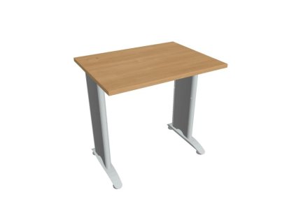 Pracovný stôl Flex, 80x75,5x60 cm, dub/kov