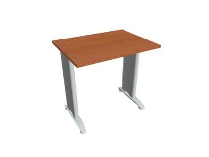 Pracovný stôl Flex, 80x75,5x60 cm, čerešňa/kov