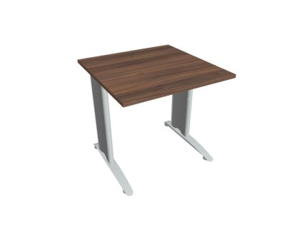 Pracovný stôl Flex, 80x75,5x80 cm, orech/kov