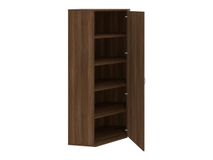 Policová skriňa P Strong, 80x192x40 cm, orech/orech