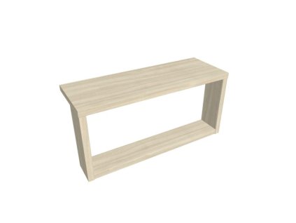 Polica na recepčný pult ASSIST rám, 100 x 30 cm, agát