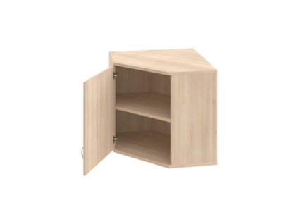 Rohová skriňa Strong, L, horná, 80x76,8x40 cm, agát/agát